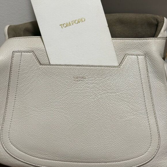Tom Ford Cream Shoulder Bag - Picture 14 of 14